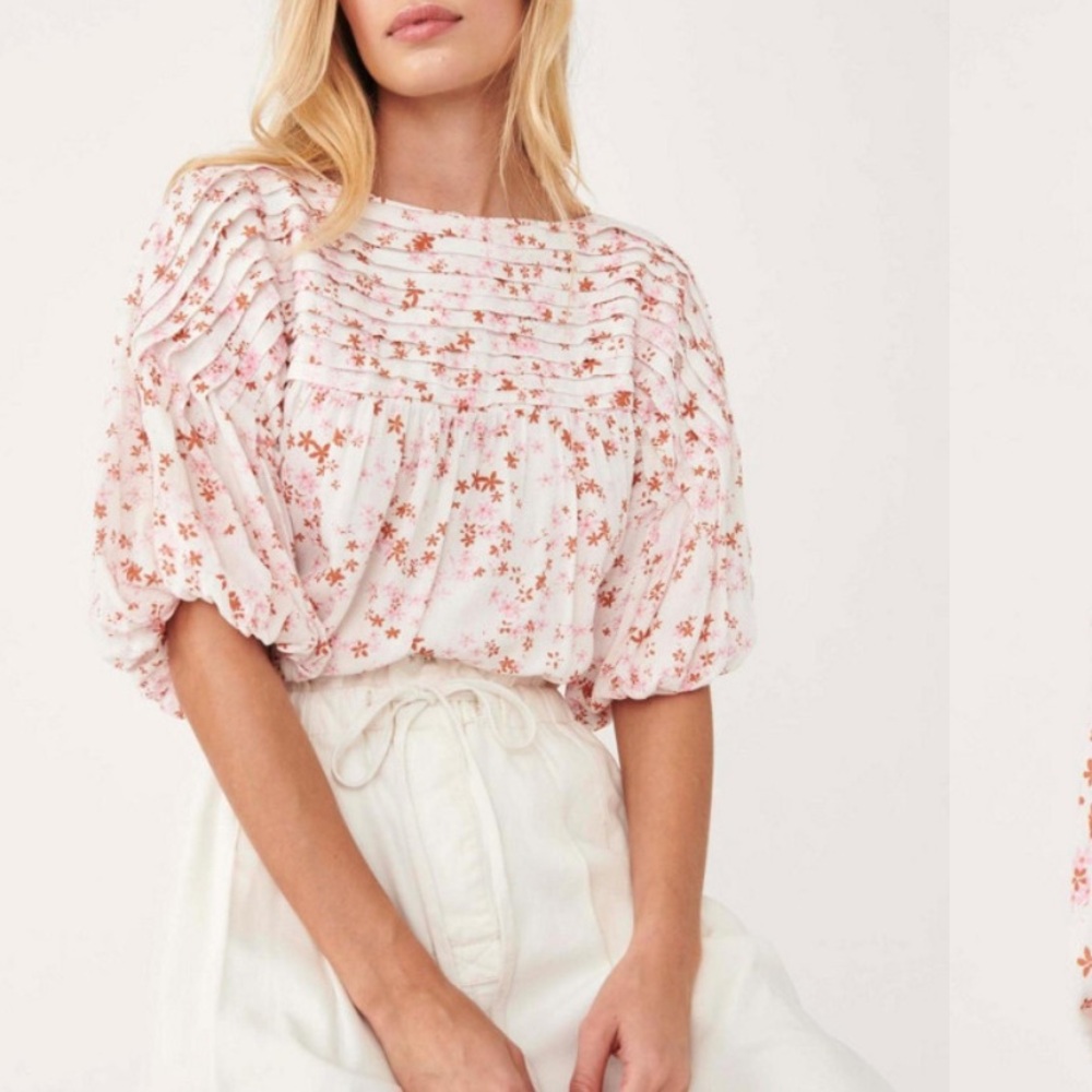 Intimately Free People Dessa Floral Bodysuit Womens Small